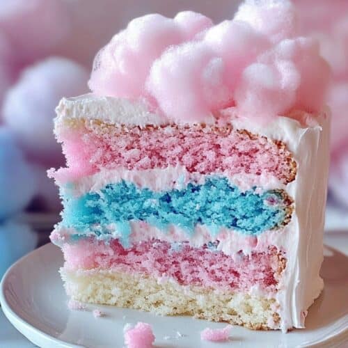 Cotton candy cake