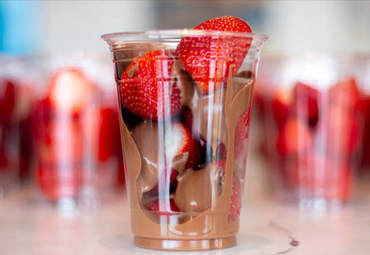 Strawberry and chocolate